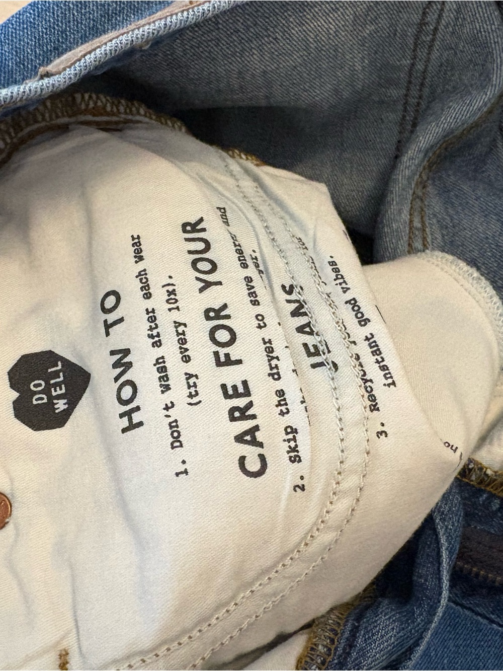 Madewell Straight-Leg‎ Blue Denim Jeans - Picture 4 of 10